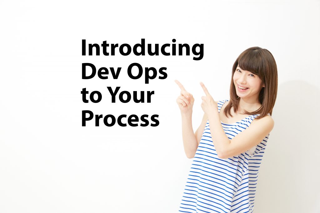 woman pointing to dev ops
